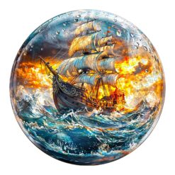 Wooden Jigsaw Puzzle - Stormy Voyage