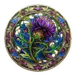 Wooden Jigsaw Puzzle - Scotch thistle