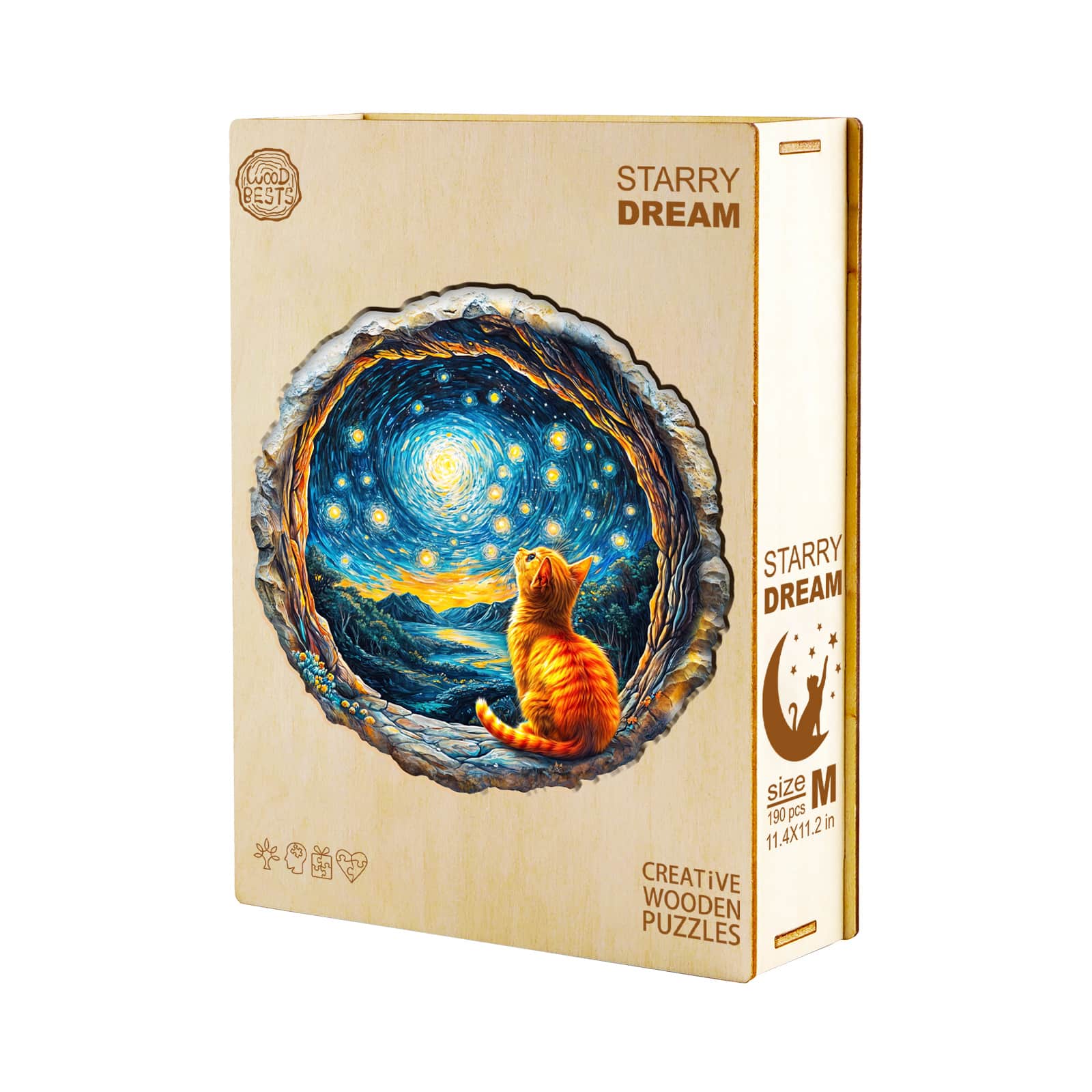Wooden Jigsaw Puzzle - Starry Dream - Image 3