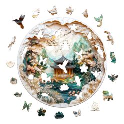 Alternative view of Wooden Jigsaw Puzzle -Stunning Pagoda