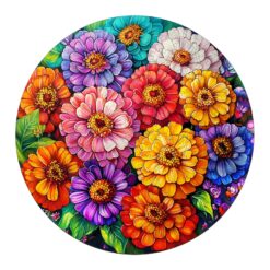Wooden Jigsaw Puzzle - beautiful flowers
