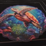 Wooden Jigsaw Puzzle-DEEP SEA TURTLE-1