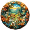 Wooden Jigsaw Puzzle -Doggy Paradise