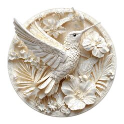 Wooden Jigsaw Puzzle - Enchanting Hummingbird Elegance