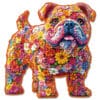 Wooden Jigsaw Puzzle - Floral Bulldog