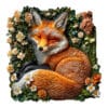 Wooden Jigsaw Puzzle - Fox in Floral Paradise