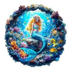 Wooden Jigsaw Puzzle - graceful mermaid