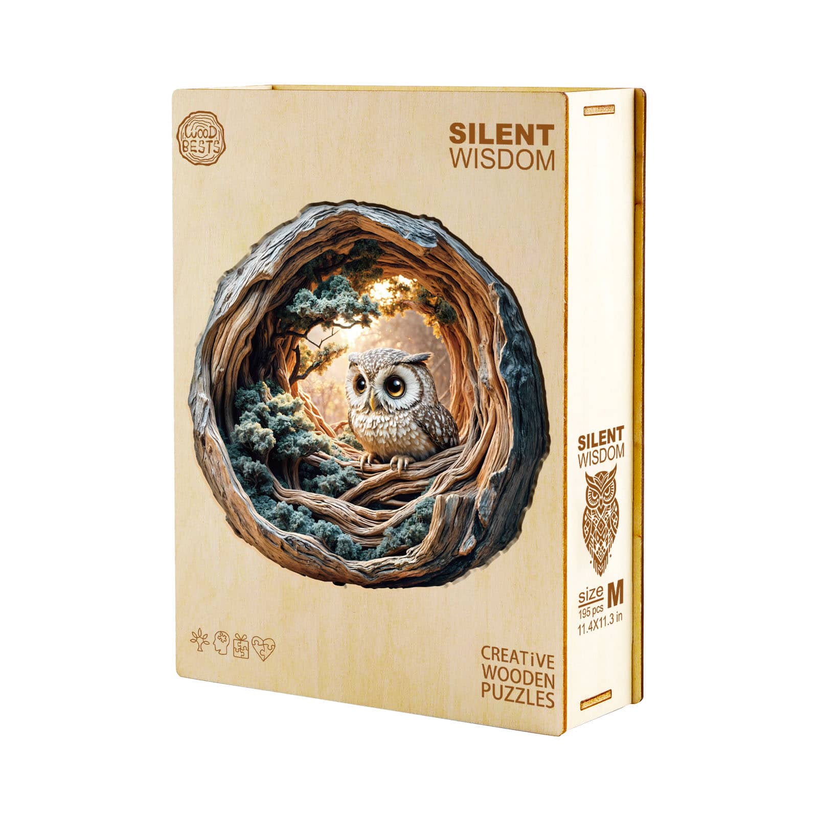 Wooden Jigsaw Puzzle - Silent Wisdom - Image 3
