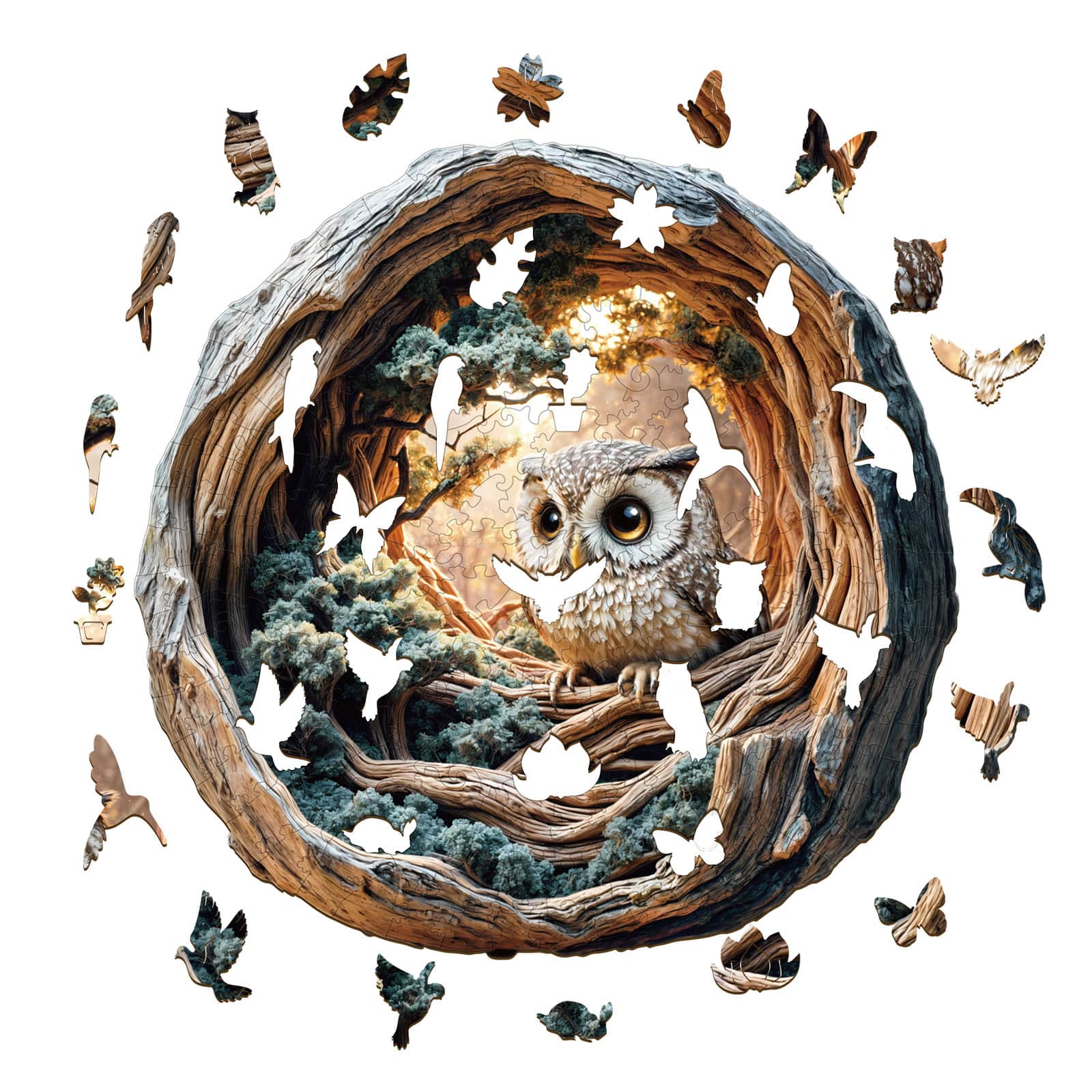 Wooden Jigsaw Puzzle - Silent Wisdom - Image 2