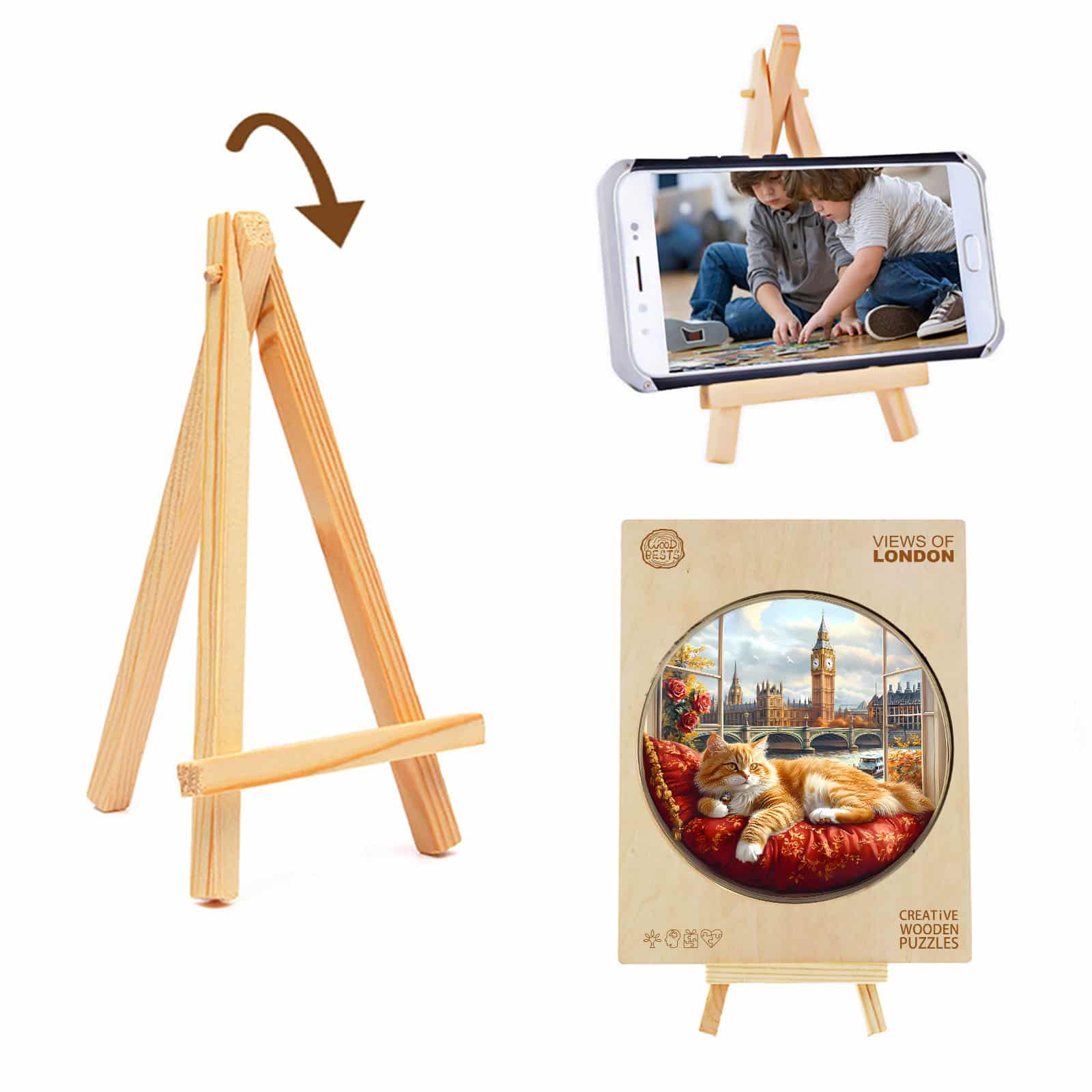 Wooden Jigsaw Puzzle - Serenity in London - Image 3