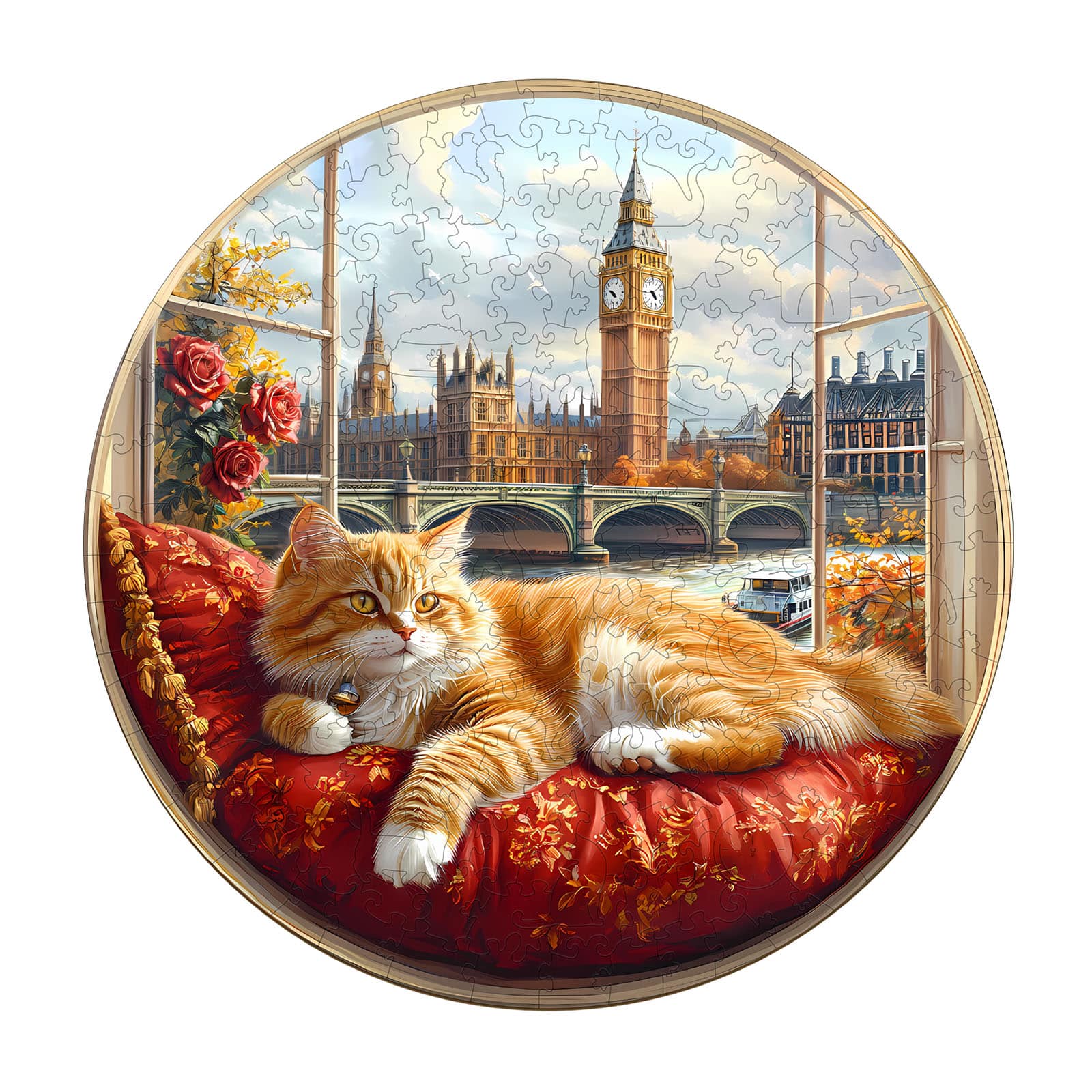 Wooden Jigsaw Puzzle - Serenity in London