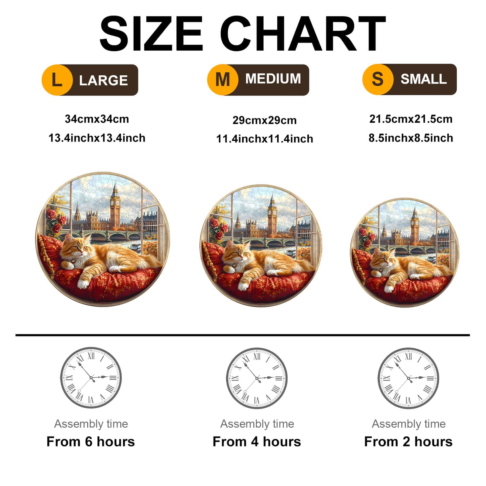 Wooden Jigsaw Puzzle - Serenity in London - Image 5