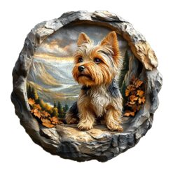 Wooden Jigsaw Puzzle - Yorkshire Terrier in Nature