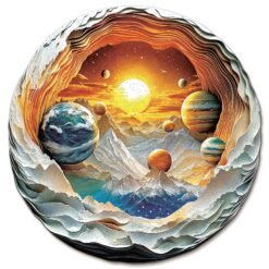 Wooden Jigsaw Puzzle - Cosmic Realms
