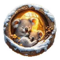 Wooden Jigsaw Puzzle - Sleeping Koala