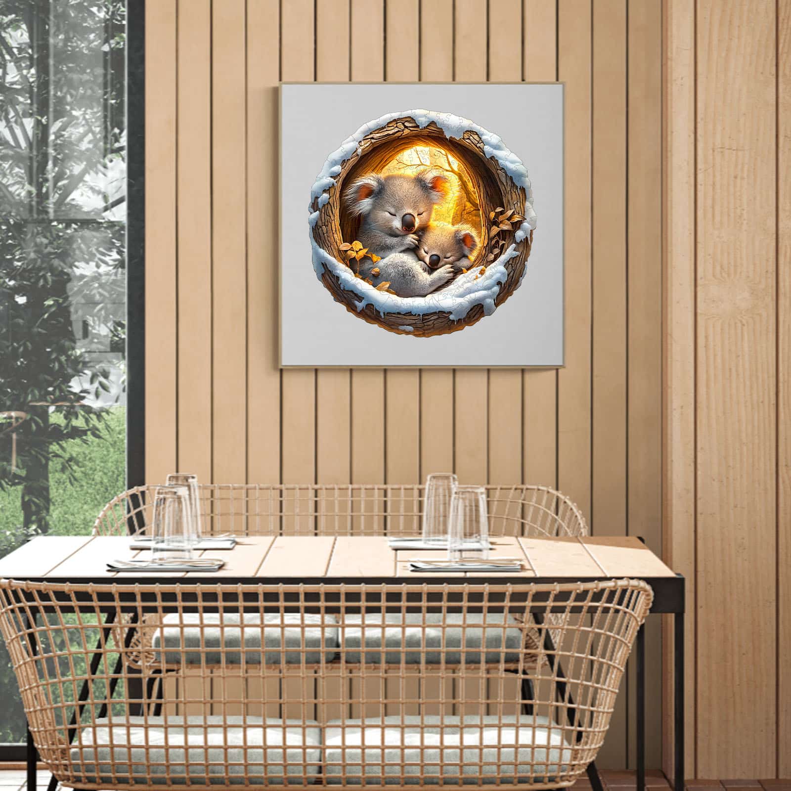 Wooden Jigsaw Puzzle - Sleeping Koala - Image 7