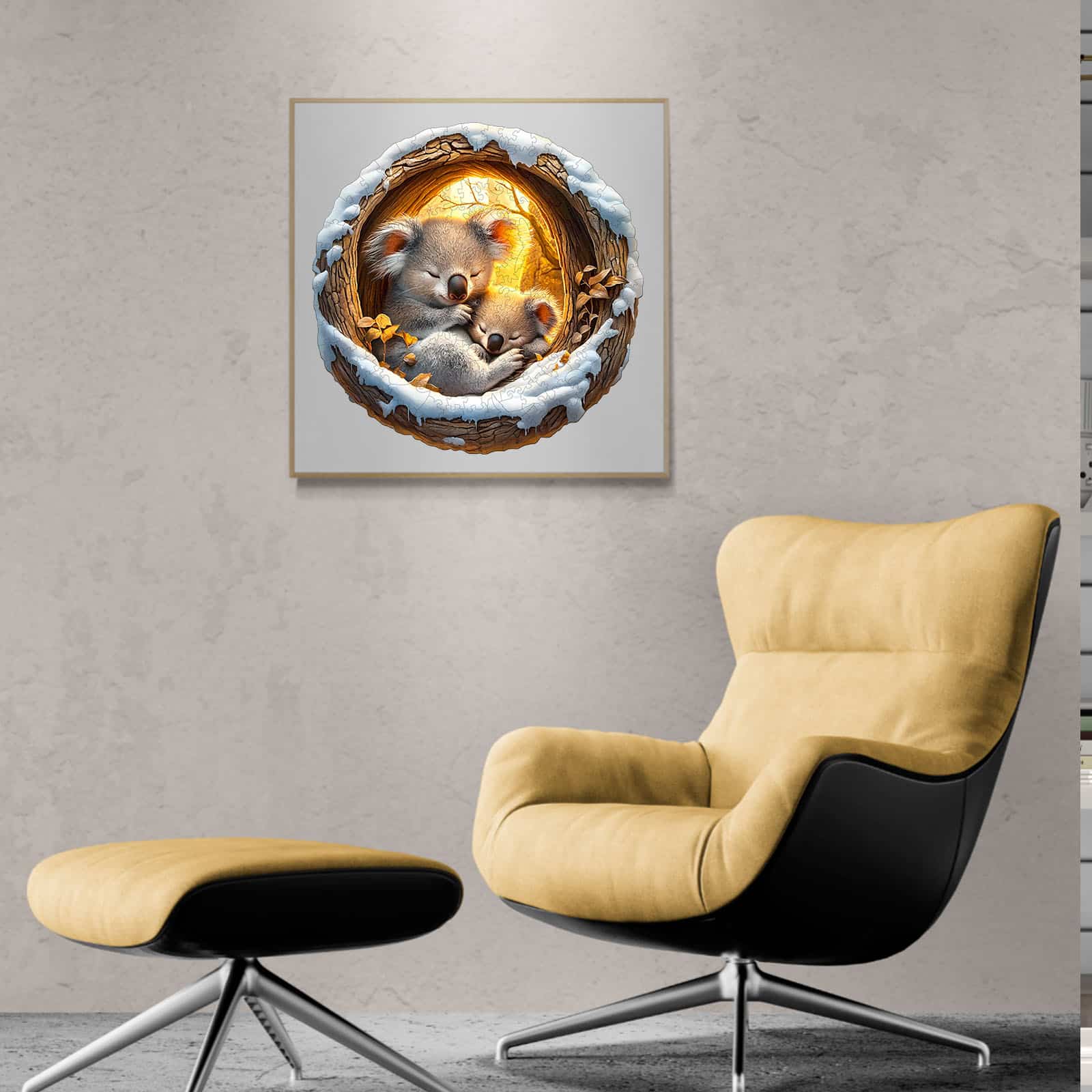 Wooden Jigsaw Puzzle - Sleeping Koala - Image 8