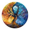 Wooden Jigsaw Puzzle - YIN YANG TREE OF LIFE 9