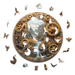 Alternative view of Wooden Jigsaw Puzzle - City of Machinery