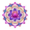 Wooden Jigsaw Puzzle - mandala lotus 2