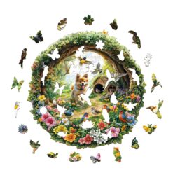 Alternative view of Wooden Jigsaw Puzzle - Spring Birds