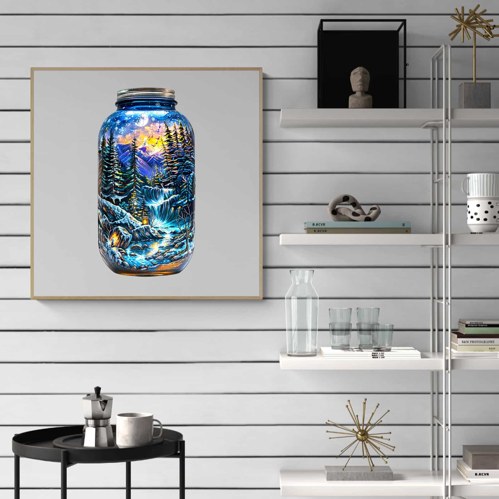 Wooden Jigsaw Puzzle -Winter Dreamscape - Image 7