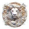 Wooden Jigsaw Puzzle - 3D paper lion