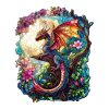 Wooden Jigsaw Puzzle – dragon in moonlight