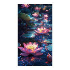 Wooden Jigsaw Puzzle –  moon Lotus