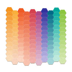 Wooden Jigsaw Puzzle - Rainbow gradient