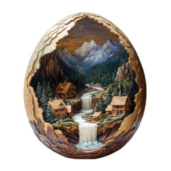 Wooden Jigsaw Puzzle – 3d eggshell world-2