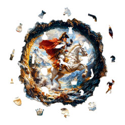 Alternative view of Wooden Jigsaw Puzzle –3D Napoleon