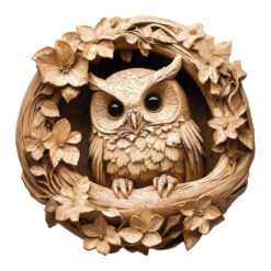 Wooden Jigsaw Puzzle – 3D owl-1