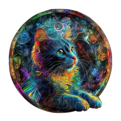 Wooden Jigsaw Puzzle – Acid cat