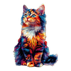 Wooden Jigsaw Puzzle – Colorful Dragon-Li-1