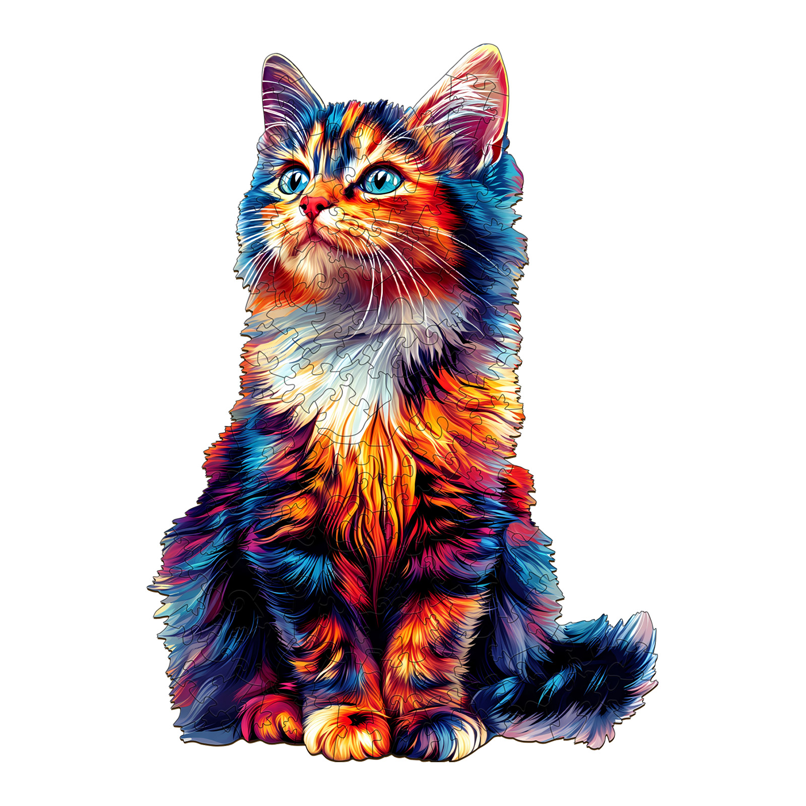 Wooden Jigsaw Puzzle – Colorful Dragon-Li-1