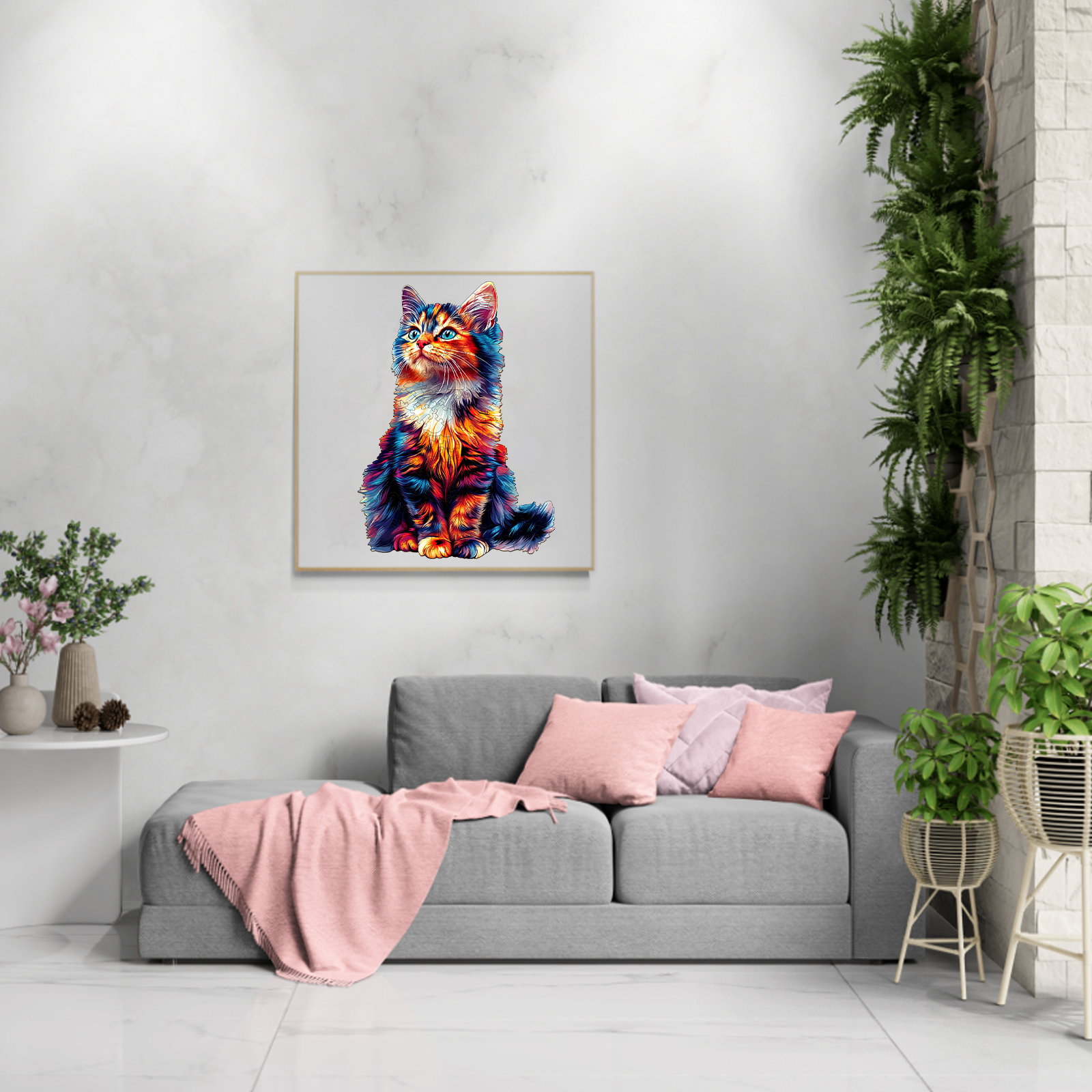 Wooden Jigsaw Puzzle – Colorful Dragon-Li-1 - Image 8