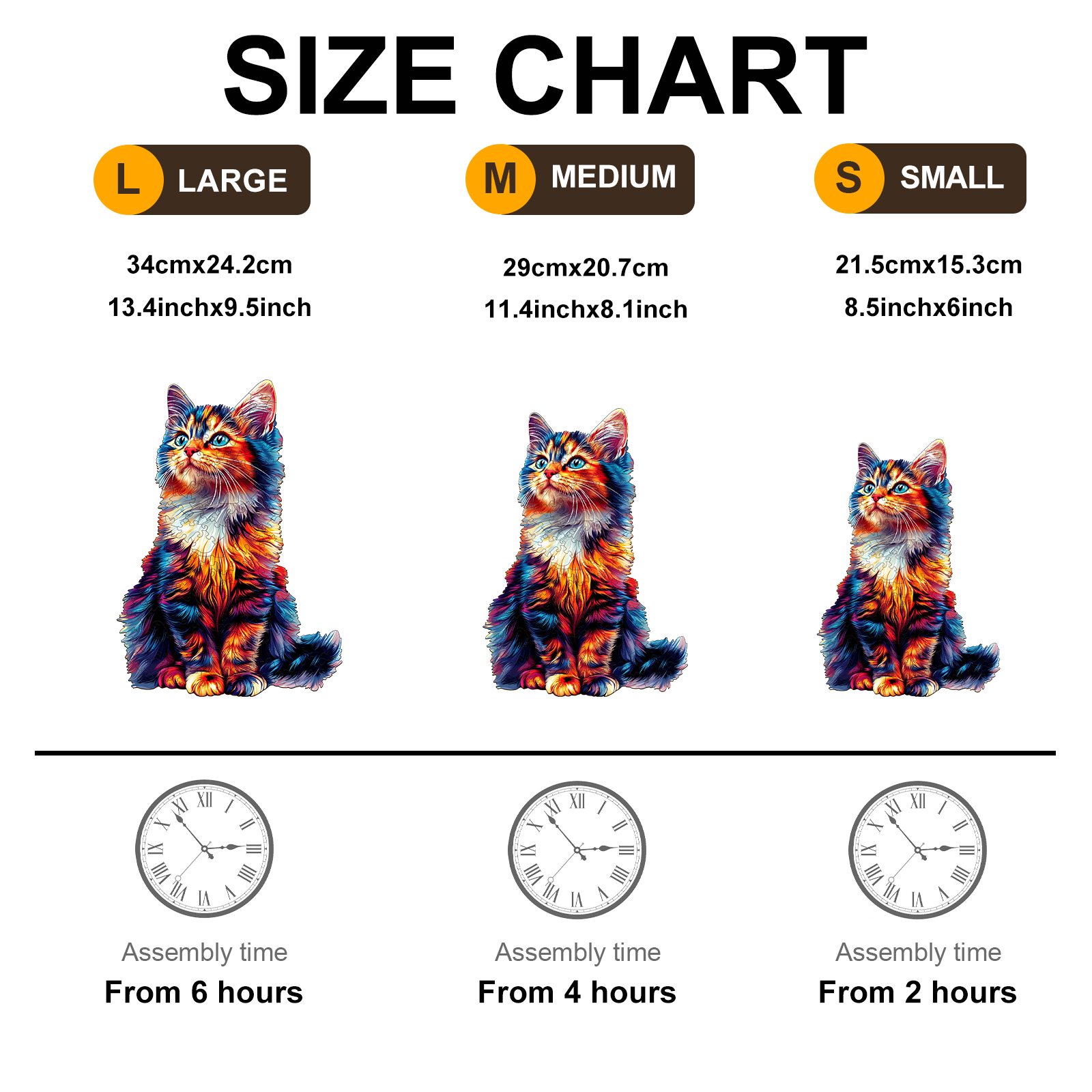 Wooden Jigsaw Puzzle – Colorful Dragon-Li-1 - Image 6