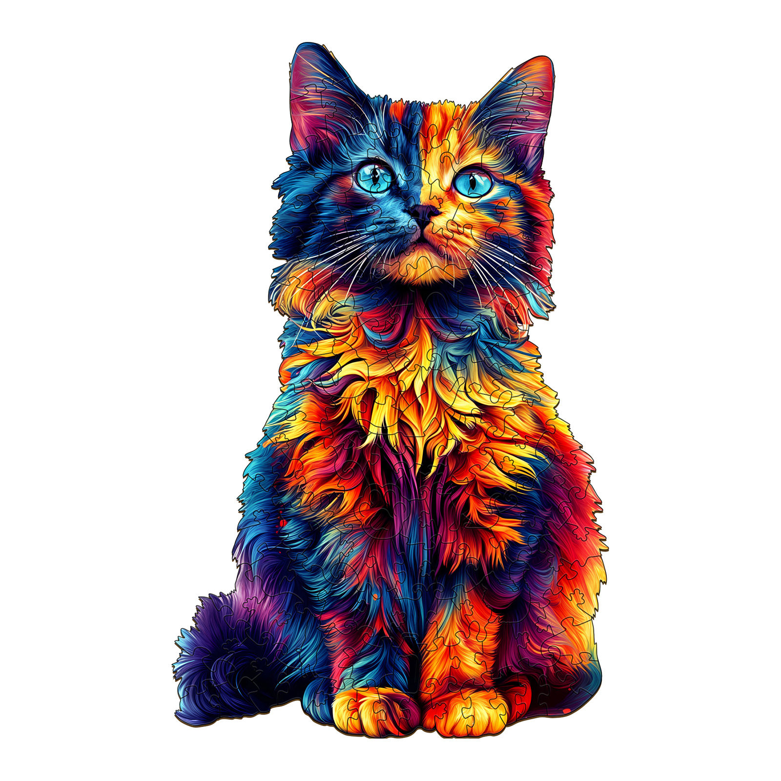 Wooden Jigsaw Puzzle – Colorful Dragon-Li-2