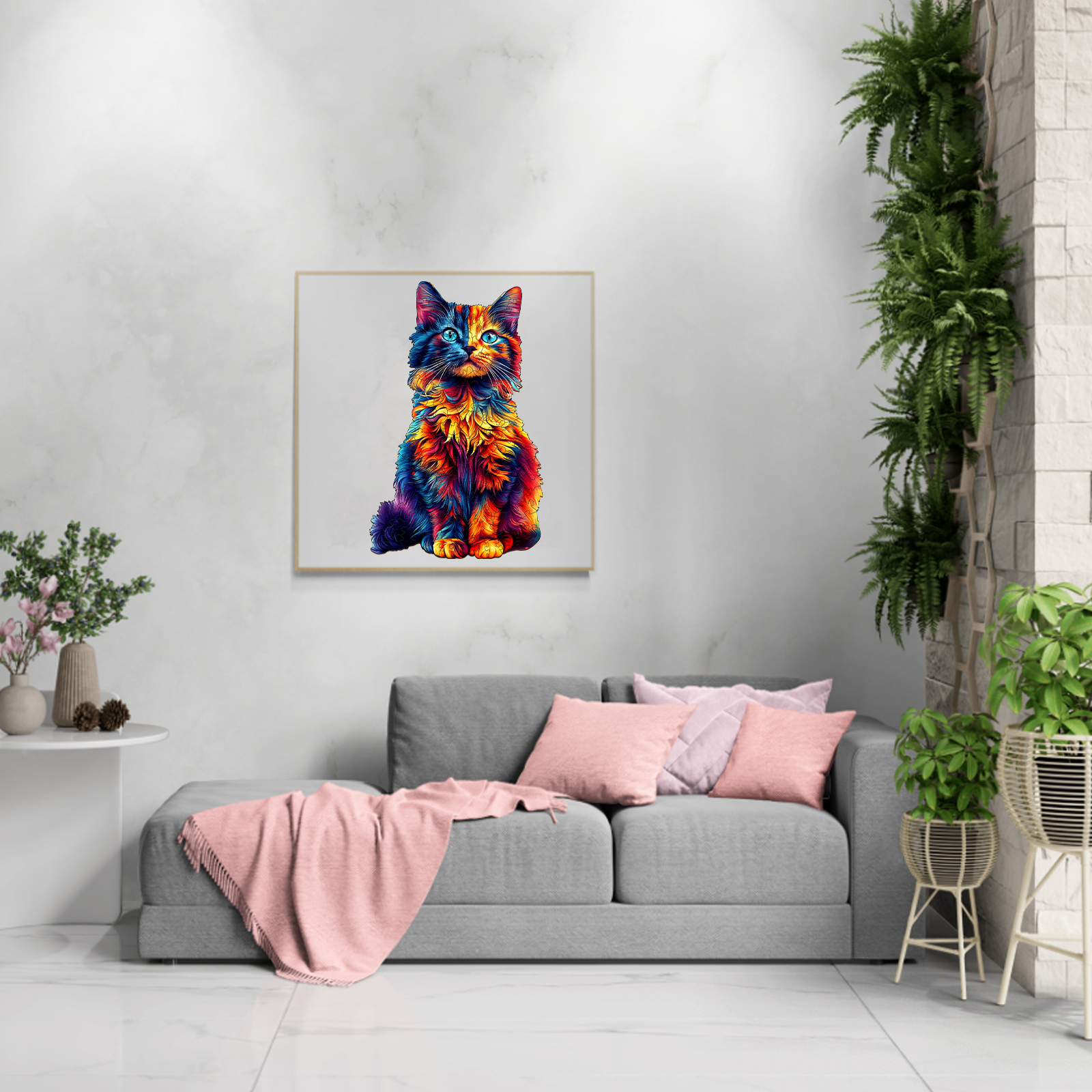 Wooden Jigsaw Puzzle – Colorful Dragon-Li-2 - Image 7