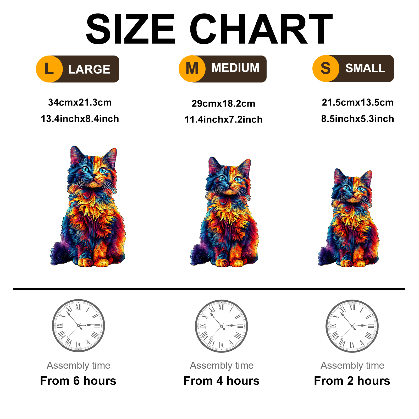 Wooden Jigsaw Puzzle – Colorful Dragon-Li-2 - Image 6