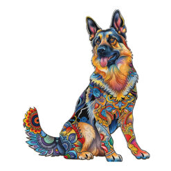 Wooden Jigsaw Puzzle - Handsome German Shepherd