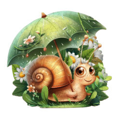 Wooden Jigsaw Puzzle – Leisurely snail