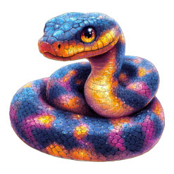 Wooden Jigsaw Puzzle – snake