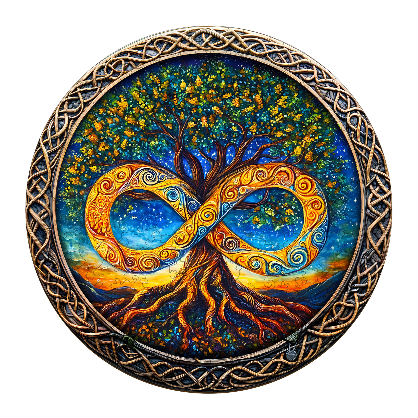 Wooden Jigsaw Puzzle – The infinite Tree of Life-2
