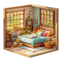 Wooden Jigsaw Puzzle – warm room