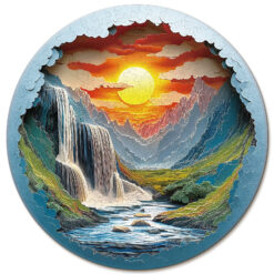 Wooden Jigsaw Puzzle –3D Beautiful Gorge