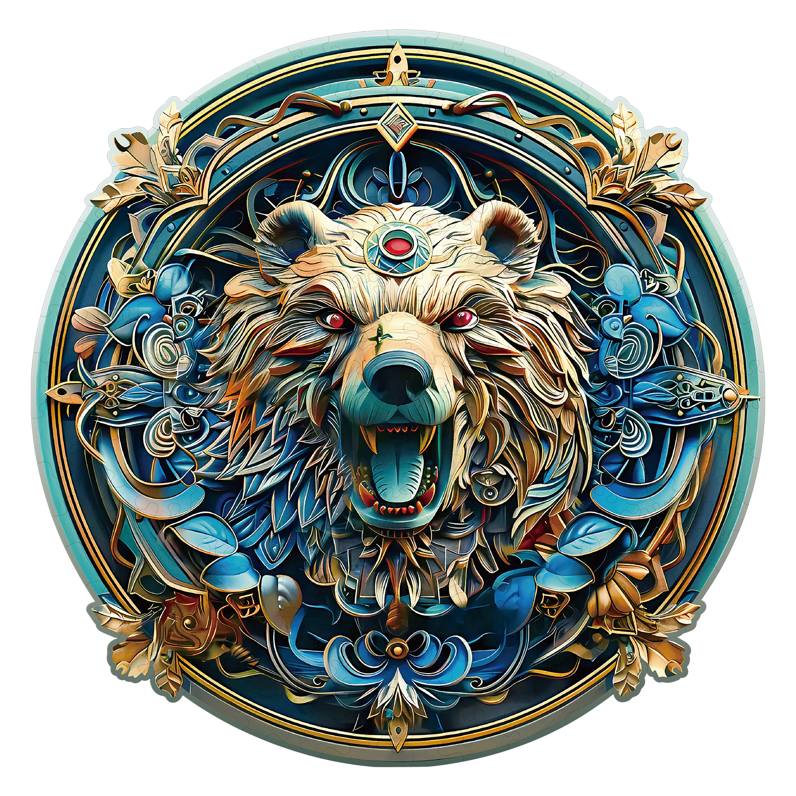 Wooden Jigsaw Puzzle – Angry Bear