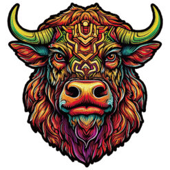 Wooden Jigsaw Puzzle – Angry Bull