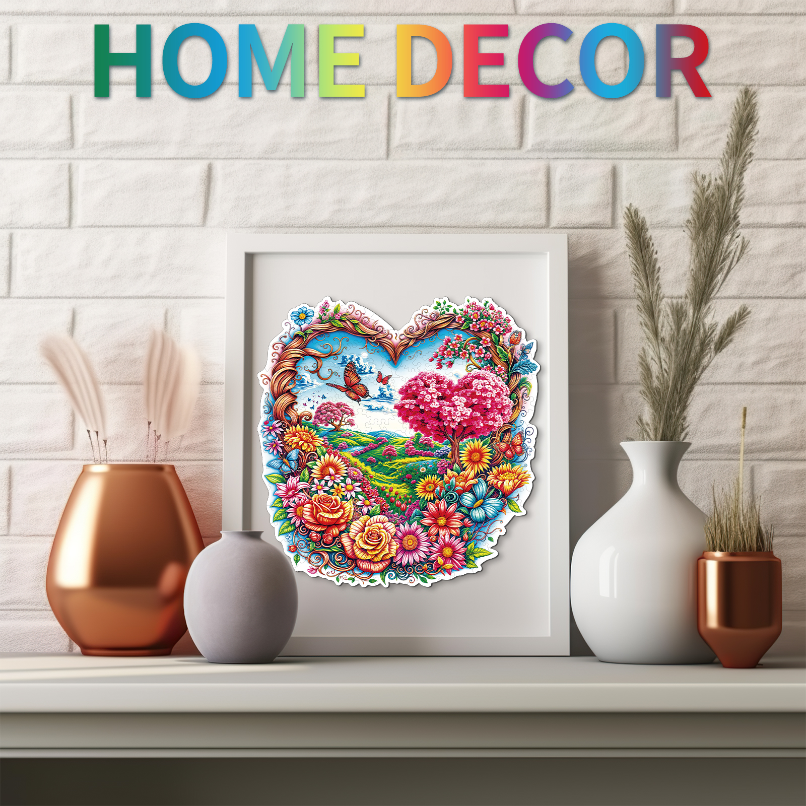 Wooden Jigsaw Puzzle – Beautiful Fields - Image 7